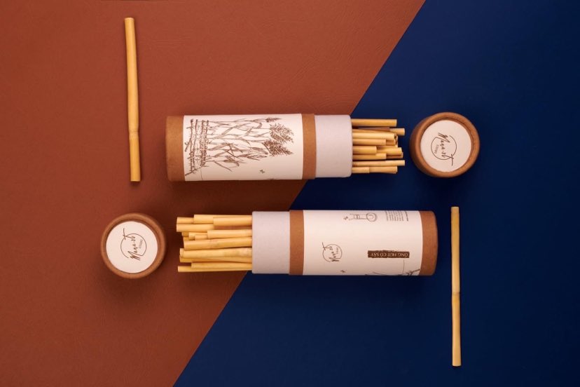 Pure Reed Drinking Straws