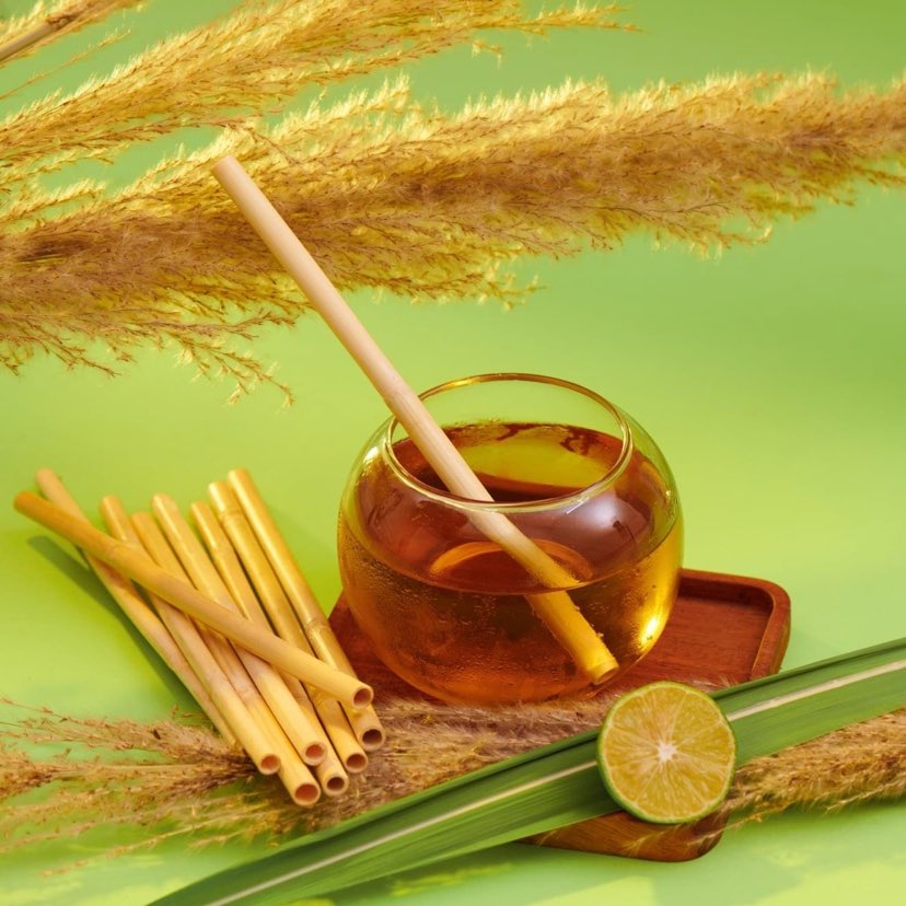 Pure Reed Drinking Straws