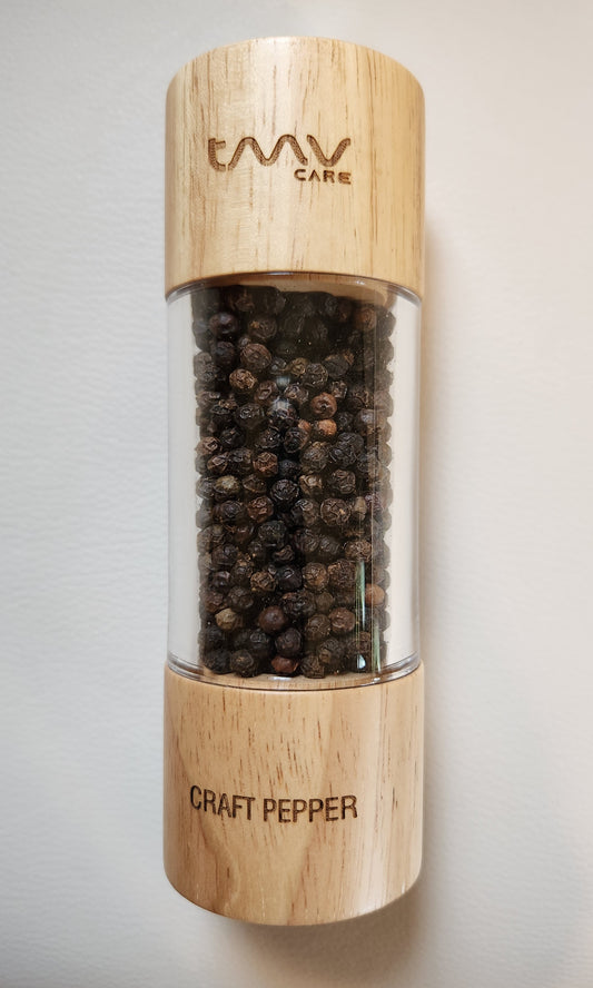 Phu Quoc island black peppercorn in grinder The Ho Tieu 75gr/2.65oz