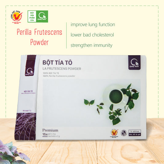 Quang Thanh Perilla Frutescens (Beefsteak Plants) instant powder 15 sachets x 3gr/0.1oz