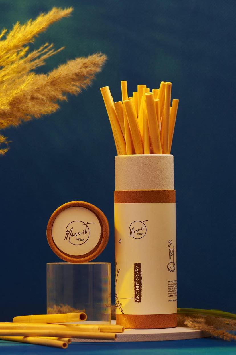 Pure Reed Drinking Straws